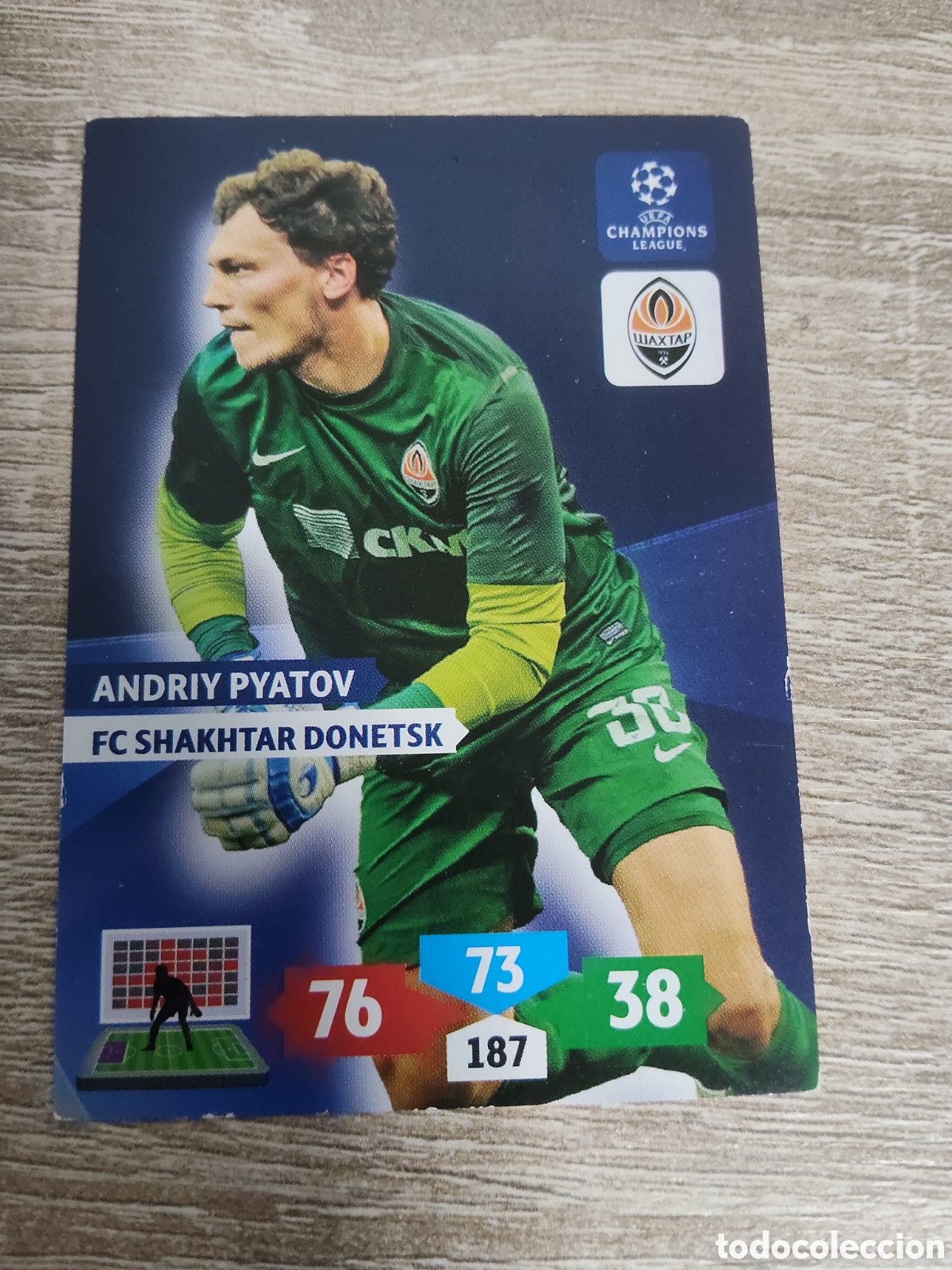 Cromos de f&uacute;tbol: Panini Adrenalyn champions league 2013 2014 13 14 Andriy Pyatov Shakhtar Donetszk