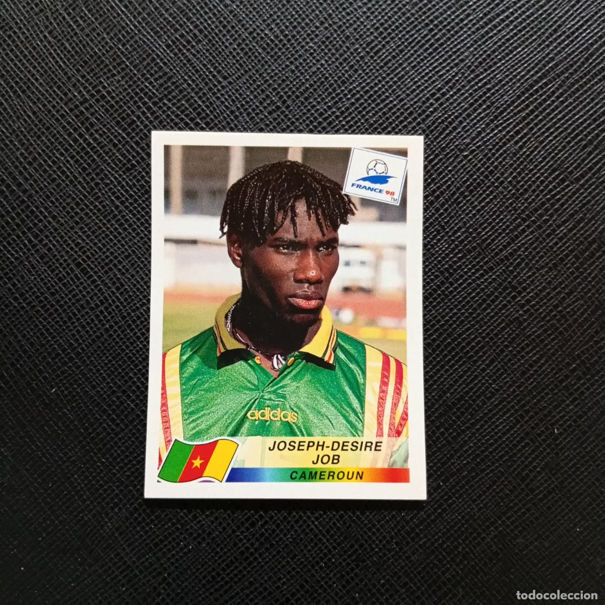 Cromos de f&uacute;tbol: 136 DESIRE JOB CAMERUN PANINI 1998 MUNDIAL CROMO FUTBOL FRANCIA 98 - SIN PEGAR - A22 PG469