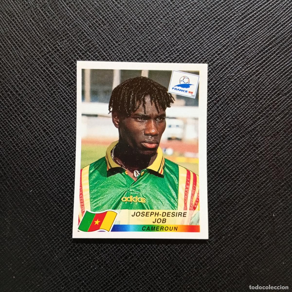 Cromos de f&uacute;tbol: 136 DESIRE JOB CAMERUN PANINI 1998 MUNDIAL CROMO FUTBOL FRANCIA 98 - SIN PEGAR - A22 PG478