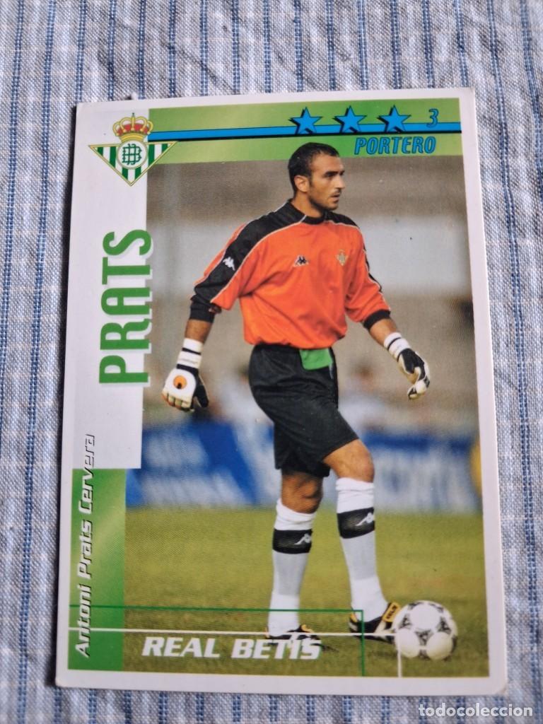 Figurine di Calcio: F&uacute;tbol Match Total. Liga 2002 &ndash; 2003. Prats. Real Betis. Magic Box Int. Estado ver imagen