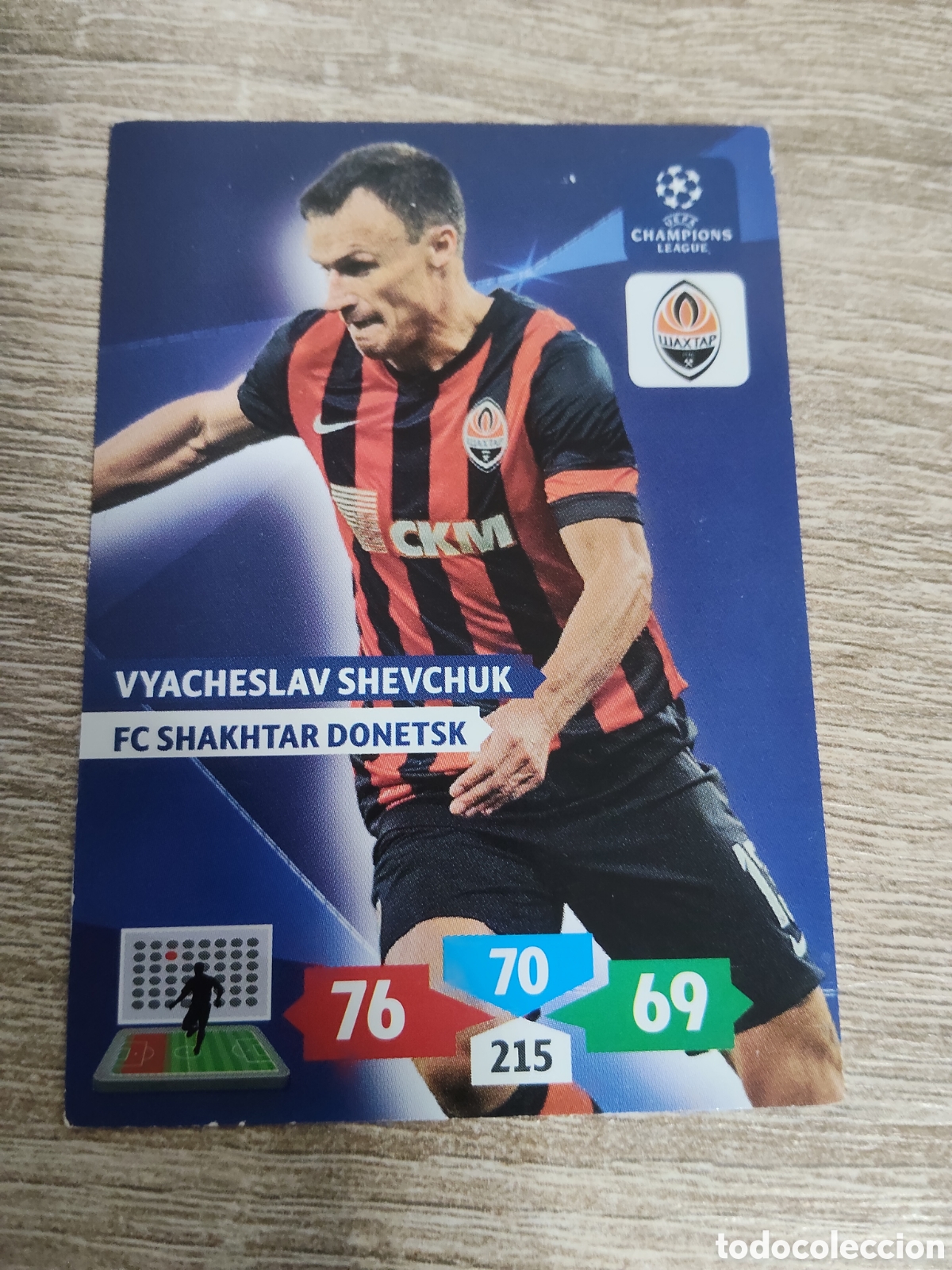 Cromos de f&uacute;tbol: Panini Adrenalyn champions league 2013 2014 13 14 Vyacheslav Shevchuk Shakhtar Donetszk