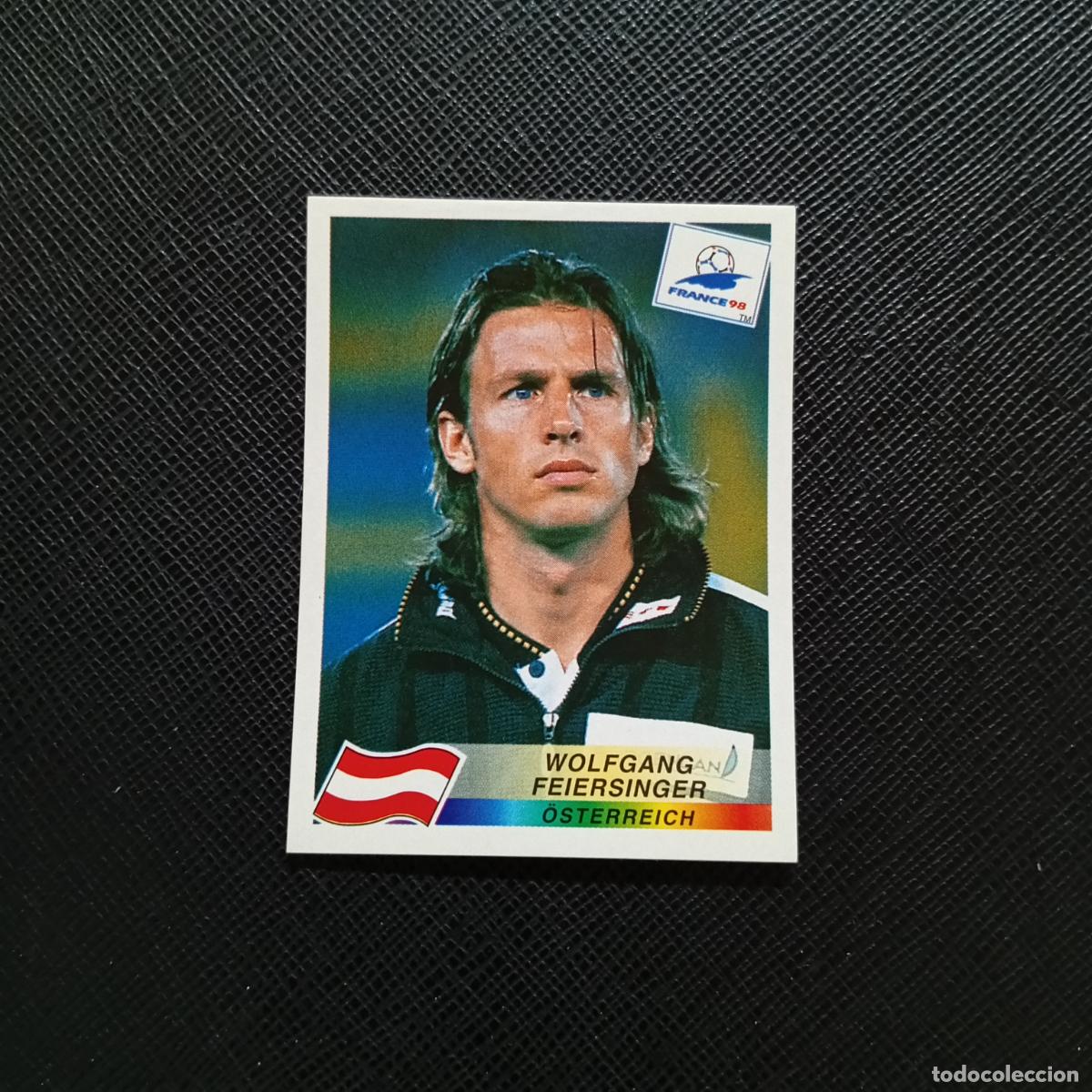Cromos de f&uacute;tbol: 142 FEIERSINGER AUSTRIA PANINI 1998 MUNDIAL CROMO FUTBOL FRANCIA 98 - SIN PEGAR - A22 PG487
