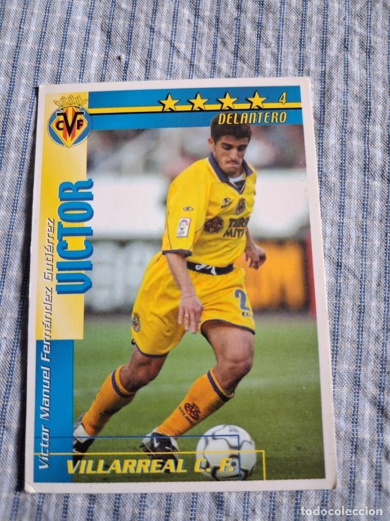 Figurine di Calcio: F&uacute;tbol Match Total. Liga 2002 &ndash; 2003. V&iacute;ctor. Villarreal C.F. Magic Box Int. Estado ver imagen