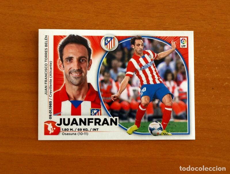 Football Stickers: Atl&eacute;tico Madrid - Juanfran, n&ordm; 3 - Liga 2014-2015, 14-15 - Ediciones Este - Nunca pegado
