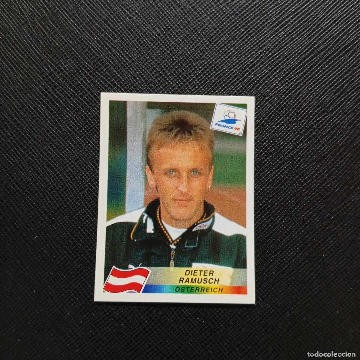 Football Stickers: 152 DIETER RAMUSCH AUSTRIA PANINI 1998 MUNDIAL CROMO FUTBOL FRANCIA 98 - SIN PEGAR - A22 PG487
