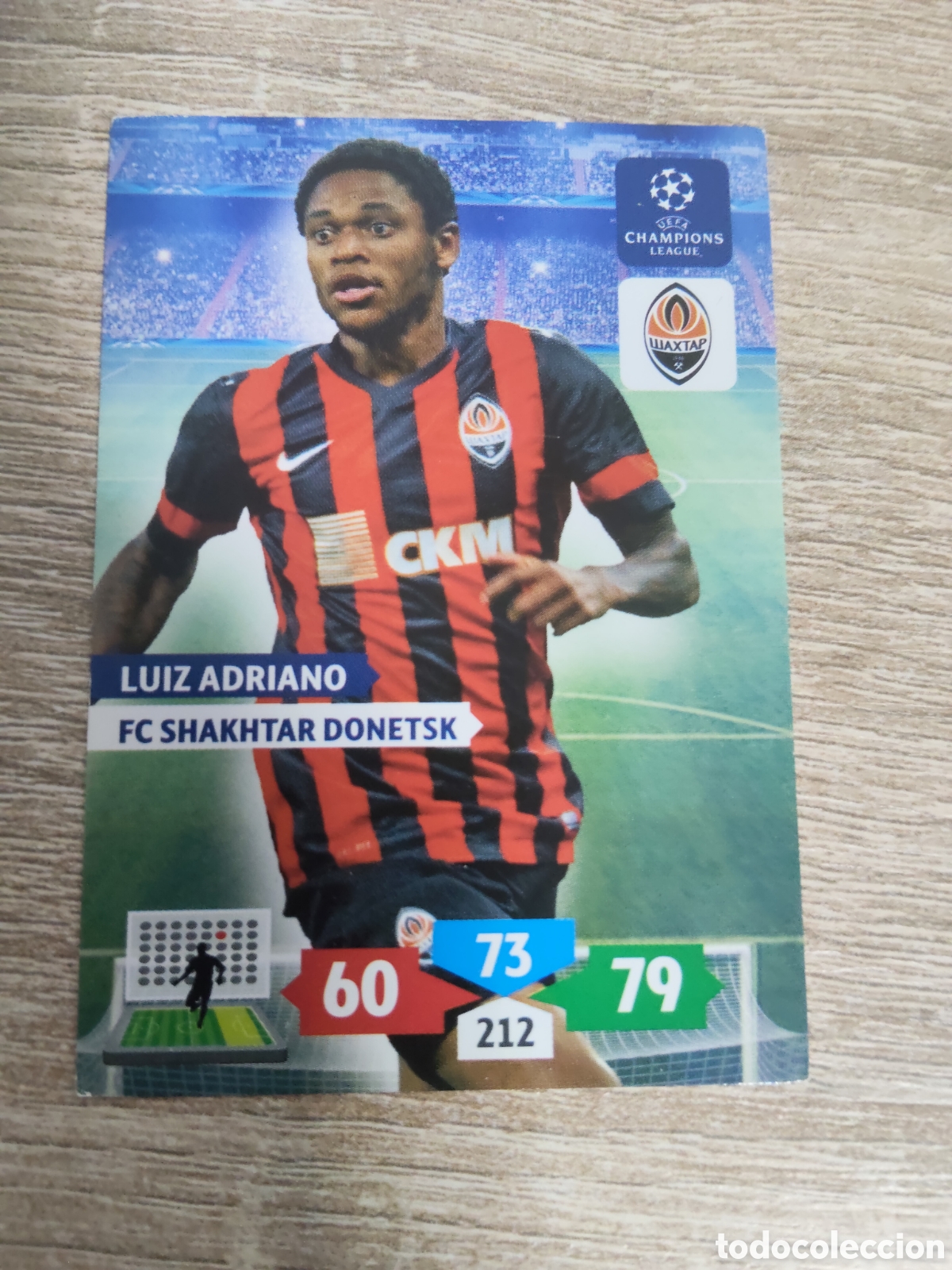 Football Stickers: Panini Adrenalyn champions league 2013 2014 13 14 Luiz Adriano Shakhtar Donetszk