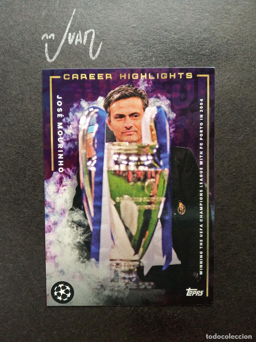 Cromos de f&uacute;tbol: CAREER MOMENTS FC PORTO CHAMPIONS LEAGUE 2004 TOPPS PLATINUM ⚽ MOURINHO CURATED SET 2022 2023 22 23