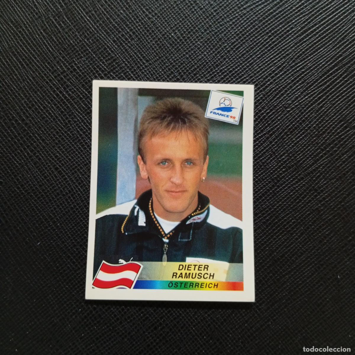 Football Stickers: 152 DIETER RAMUSCH AUSTRIA PANINI 1998 MUNDIAL CROMO FUTBOL FRANCIA 98 - SIN PEGAR - A22 PG487 B