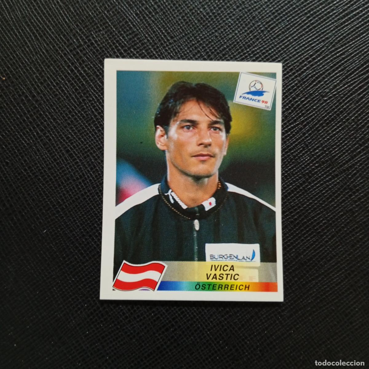 Cromos de f&uacute;tbol: 153 IVICA VASTIC AUSTRIA PANINI 1998 MUNDIAL CROMO FUTBOL FRANCIA 98 - SIN PEGAR - A22 PG487 B