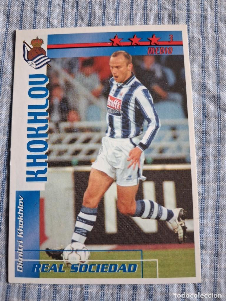 Cromos de f&uacute;tbol: F&uacute;tbol Match Total. Liga 2002 &ndash; 2003. Khokhlov. Real Sociedad. Magic Box Int. Estado ver imagen