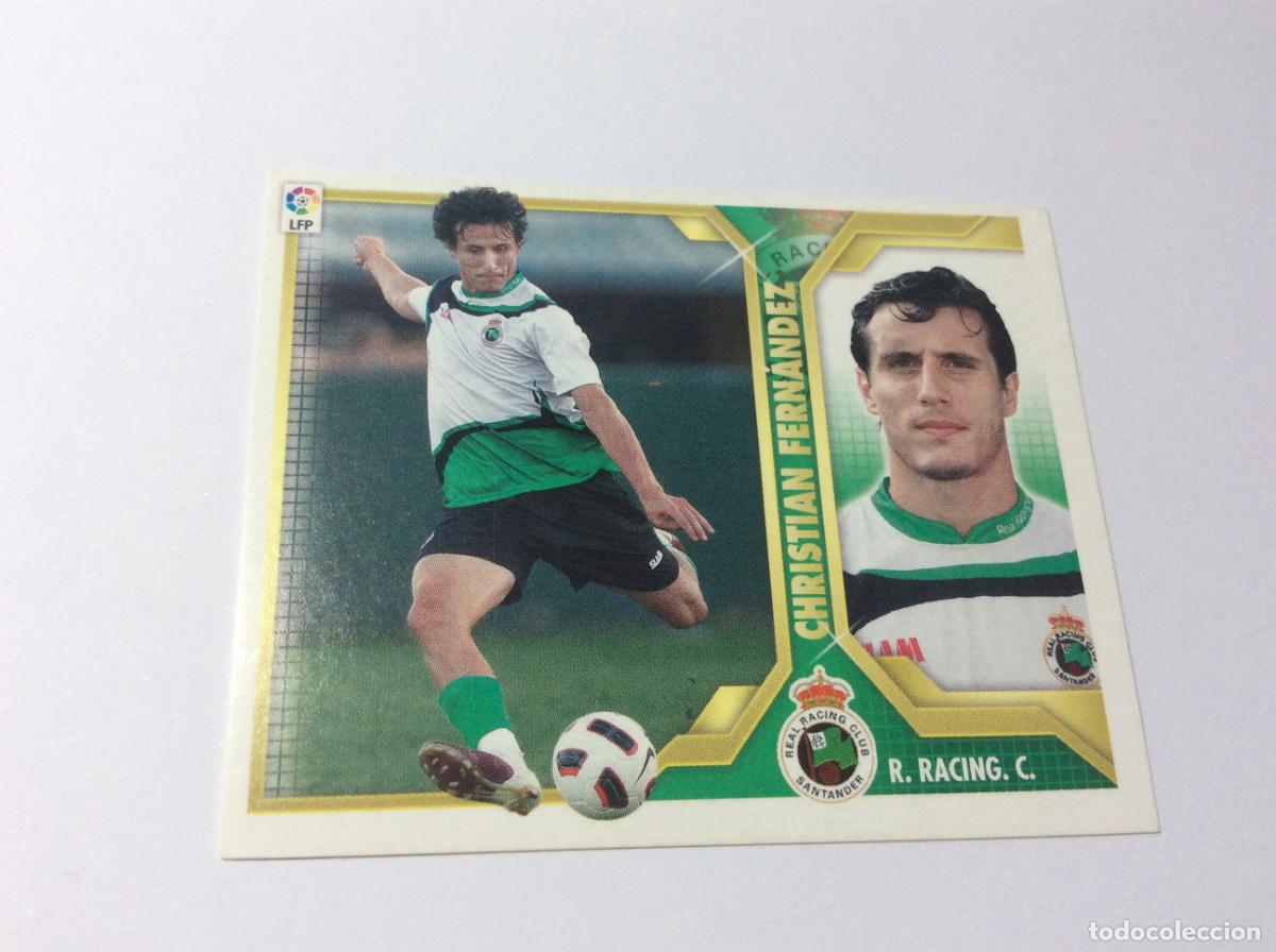 Football Stickers: Christian Fern&aacute;ndez Racing Santander Este 2011 2012 11 12 Panini
