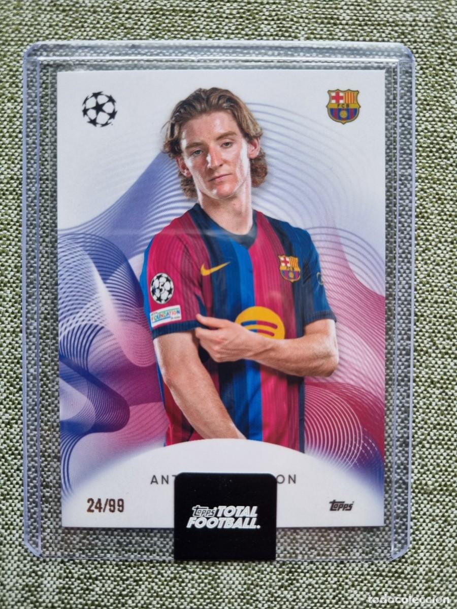 Football Stickers: ANTHONY GORDON /99 (Numerada) FC BARCELONA. Topps Total Football 2026 2027 26 27