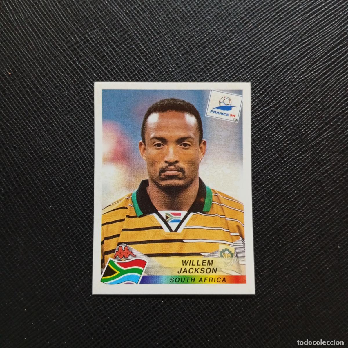 Cromos de f&uacute;tbol: 178 WILLEM JACKSON SOUTH AFRICA PANINI 1998 MUNDIAL CROMO FUTBOL FRANCIA 98 - SIN PEGAR - A22 PG496