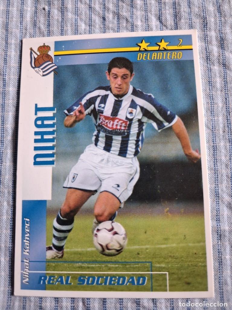 Cromos de f&uacute;tbol: F&uacute;tbol Match Total. Liga 2002 &ndash; 2003. Hihat. Real Sociedad. Magic Box Int. Estado ver imagen