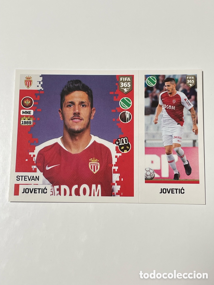 Cromos de f&uacute;tbol: Stevan Jovetić M&oacute;naco Panini 365 18/19 #119