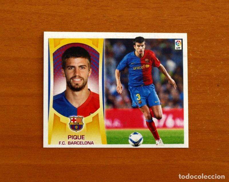 Cartes &agrave; collectionner de Football: Barcelona - Pique N&ordm; 6 - Liga 2009-2010, 09-10 - Ediciones Este - Nunca pegado