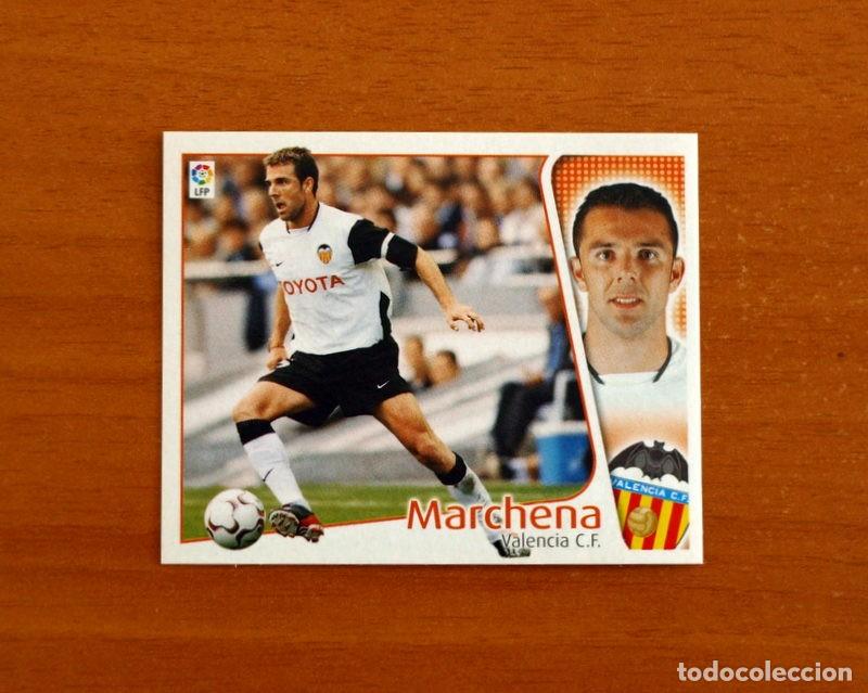Cartes &agrave; collectionner de Football: Valencia - Marchena - Ediciones Este Liga 2004-2005, 04-05 - Nunca Pegado