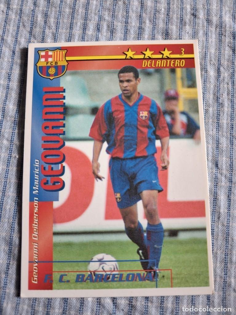 Football Stickers: F&uacute;tbol Match Total. Liga 2002 &ndash; 2003. Geovanni. F.C. Barcelona. Magic Box Int. Estado ver imagen