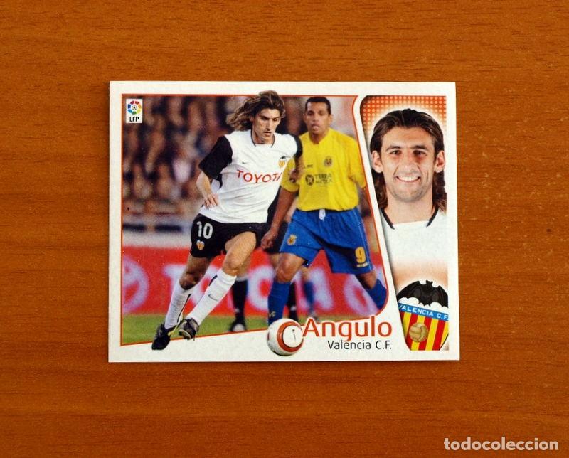 Cartes &agrave; collectionner de Football: Valencia - Angulo - Ediciones Este Liga 2004-2005, 04-05 - Nunca Pegado