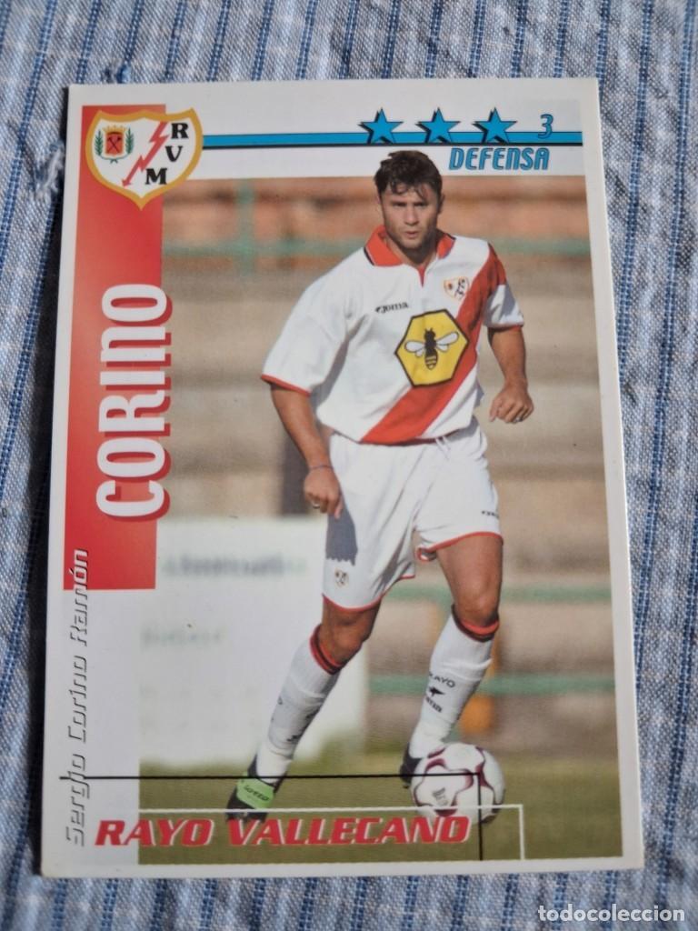 Football Stickers: F&uacute;tbol Match Total. Liga 2002 &ndash; 2003. Corino. Rayo Vallecano. Magic Box Int. Estado ver imagen
