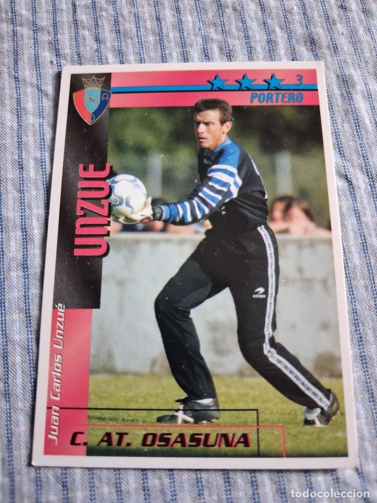 Cromos de f&uacute;tbol: F&uacute;tbol Match Total. Liga 2002 &ndash; 2003. Unzue. C. At. Osasuna. Magic Box Int. Estado ver imagen