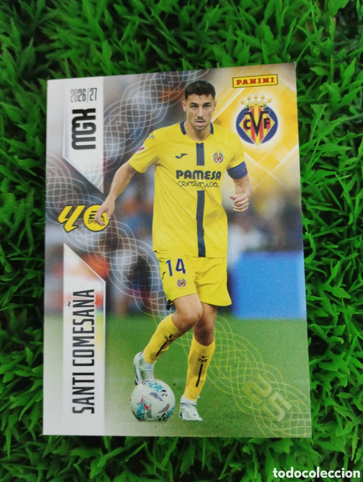 Cromos de f&uacute;tbol: Santi Comesa&ntilde;a Villarreal Megacracks 26-27 # 370