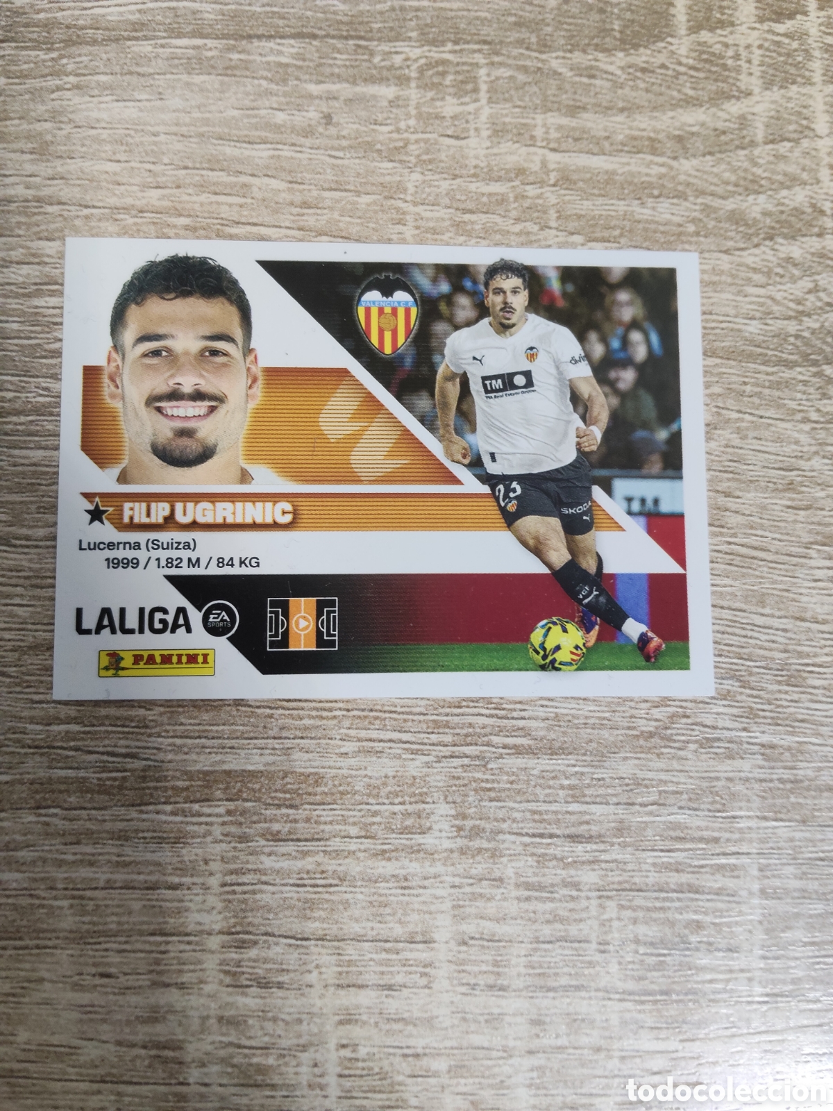 Cromos de f&uacute;tbol: Ugrinic Valencia liga 2026 2027 26 27 ediciones este