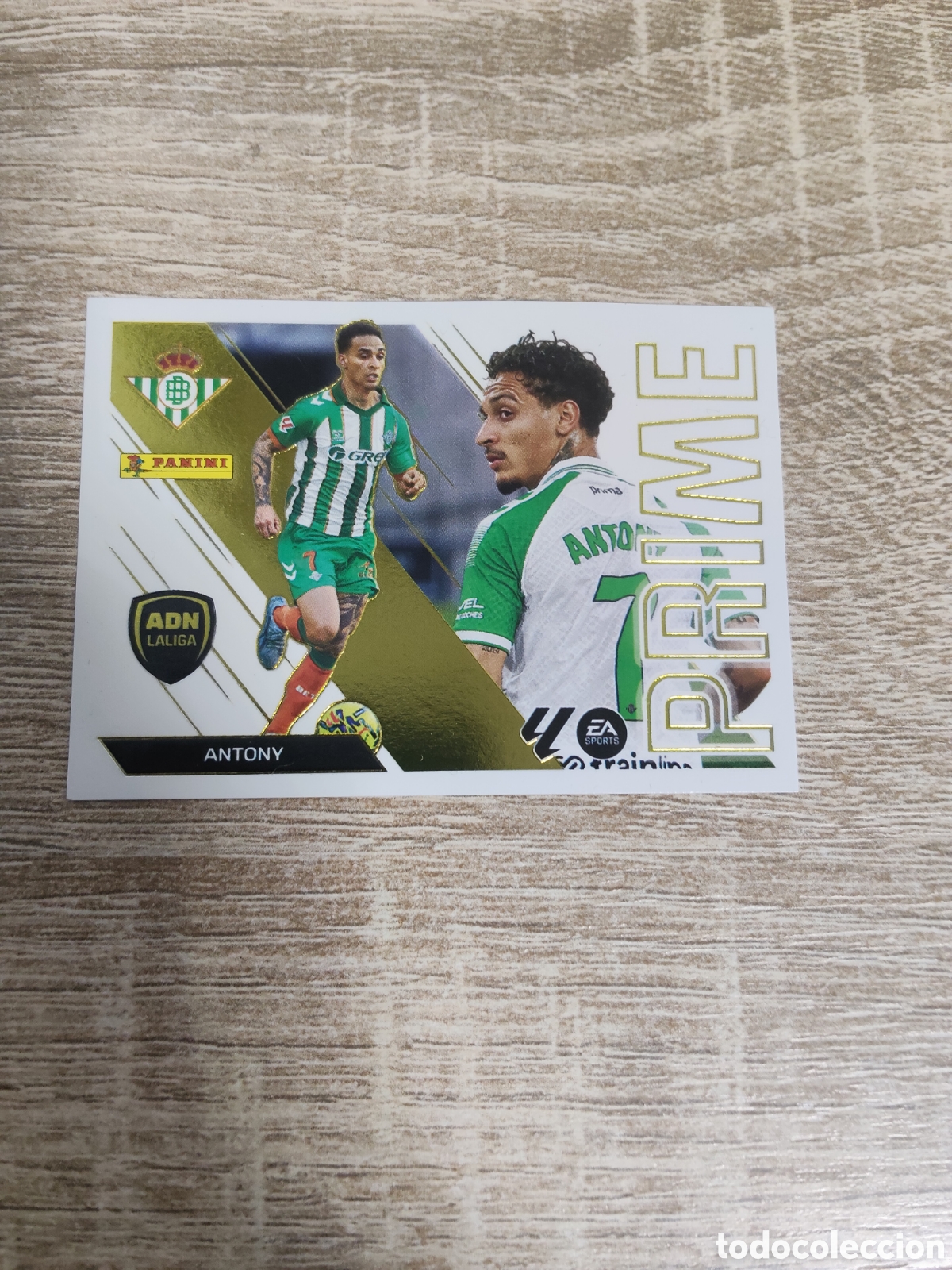 Cromos de f&uacute;tbol: Antony Prime Real Betis liga 2026 2027 26 27 ediciones este