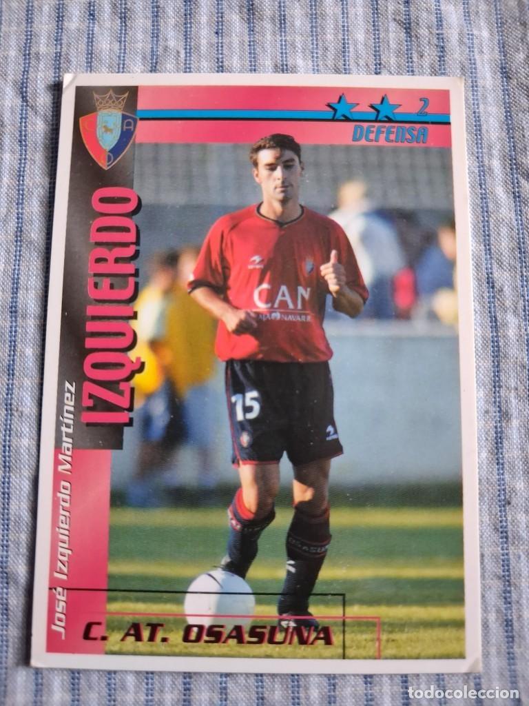 Cromos de f&uacute;tbol: F&uacute;tbol Match Total. Liga 2002 &ndash; 2003. Izquierdo. C. At. Osasuna. Magic Box Int. Estado ver imagen