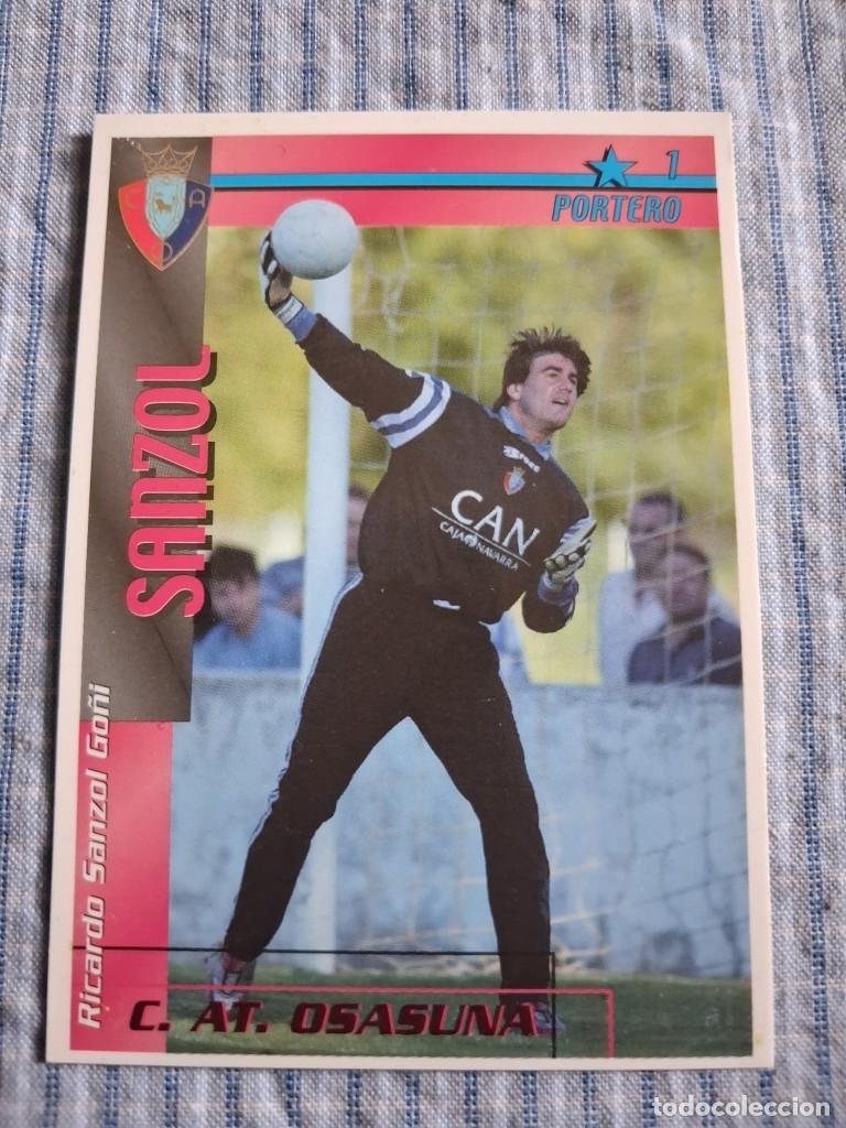 Cromos de f&uacute;tbol: F&uacute;tbol Match Total. Liga 2002 &ndash; 2003. Sanzol. C. At. Osasuna. Magic Box Int. Estado ver imagen