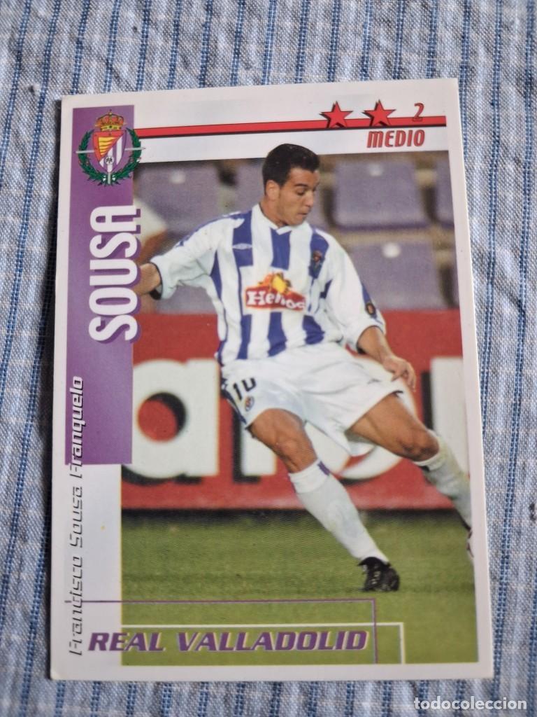 Cromos de Futebol: F&uacute;tbol Match Total. Liga 2002 &ndash; 2003. Sousa. Real Valladolid. Magic Box Int. Estado ver imagen