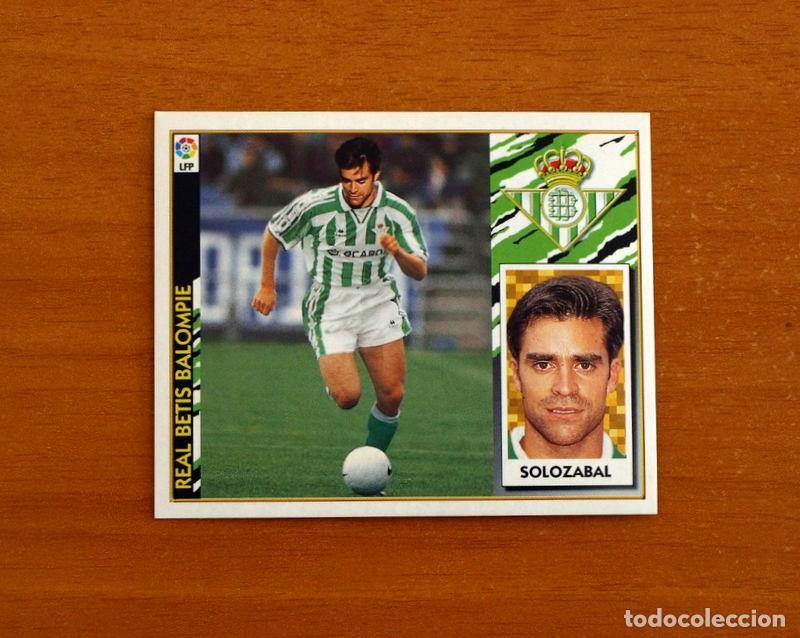 Cromos de f&uacute;tbol: Real Betis - Solozabal - COLOCA - Ediciones Este Liga 1997-1998, 97-98 - Nunca Pegado