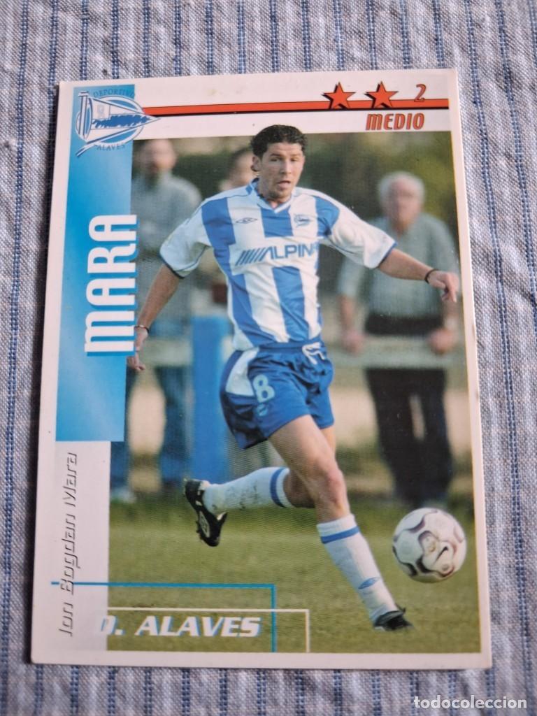 Cromos de f&uacute;tbol: F&uacute;tbol Match Total. Liga 2002 &ndash; 2003. Mara. D. Alav&eacute;s. Magic Box Int. Estado ver imagen
