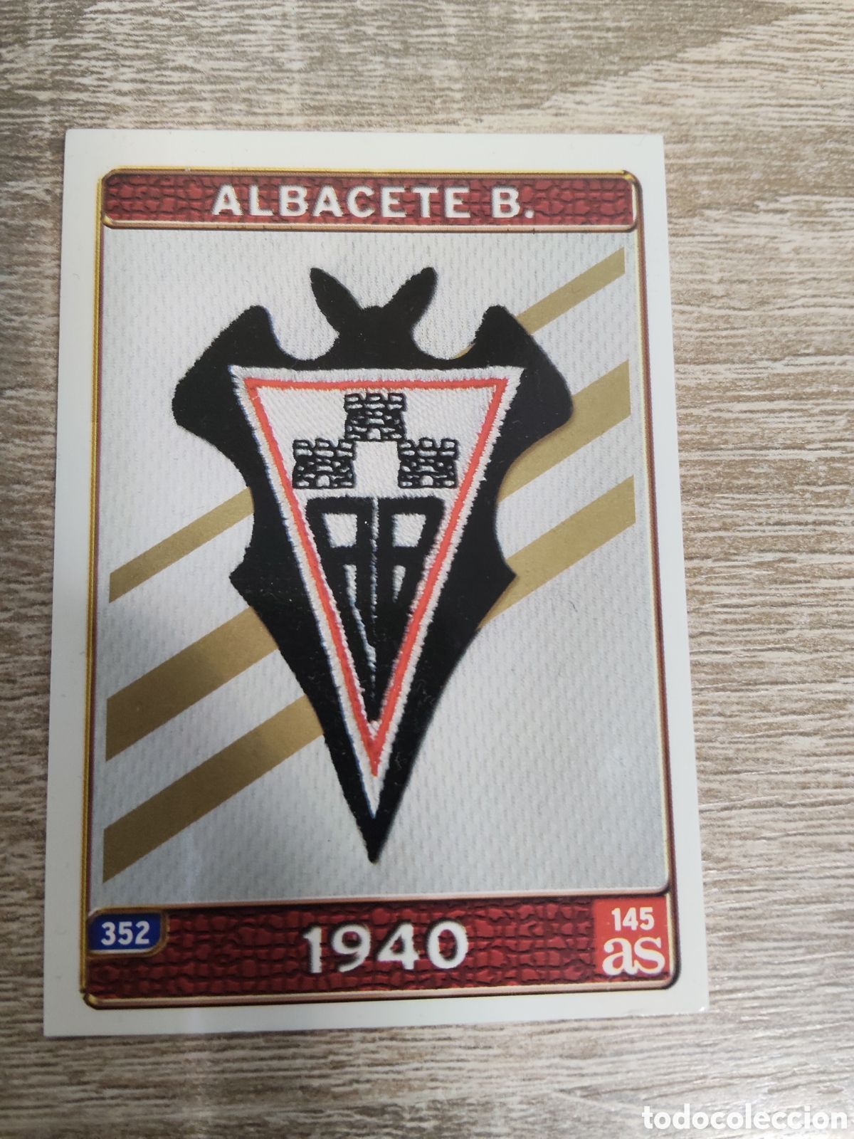 Cromos de f&uacute;tbol: As/Mundicromo las fichas de la liga 2005 escudo Albacete