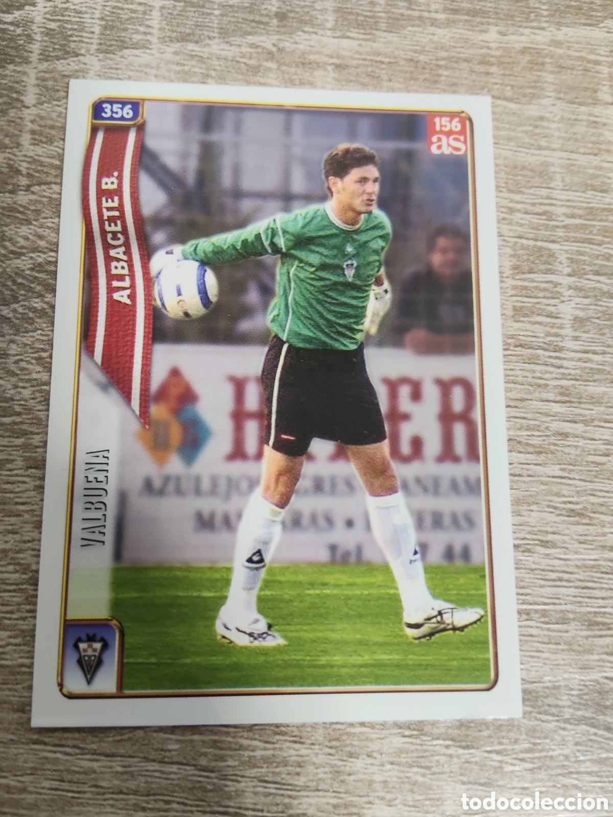 Cromos de f&uacute;tbol: As/Mundicromo las fichas de la liga 2005 Valbuena Albacete