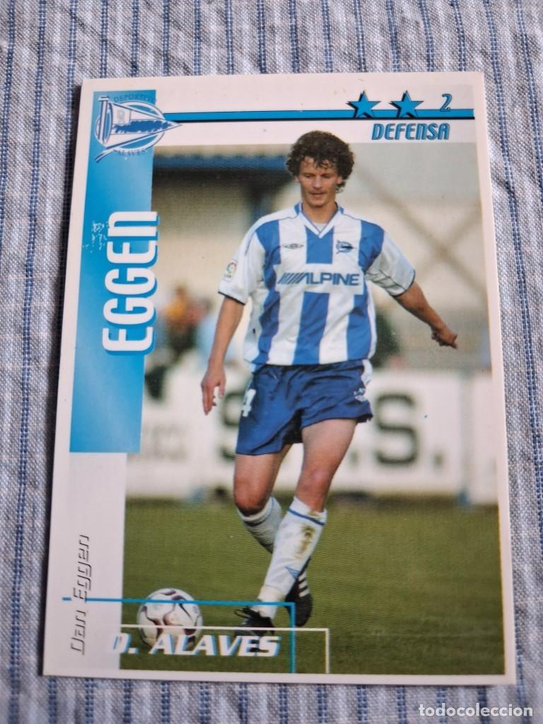 Cromos de f&uacute;tbol: F&uacute;tbol Match Total. Liga 2002 &ndash; 2003. Eggen. D. Alav&eacute;s. Magic Box Int. Estado ver imagen