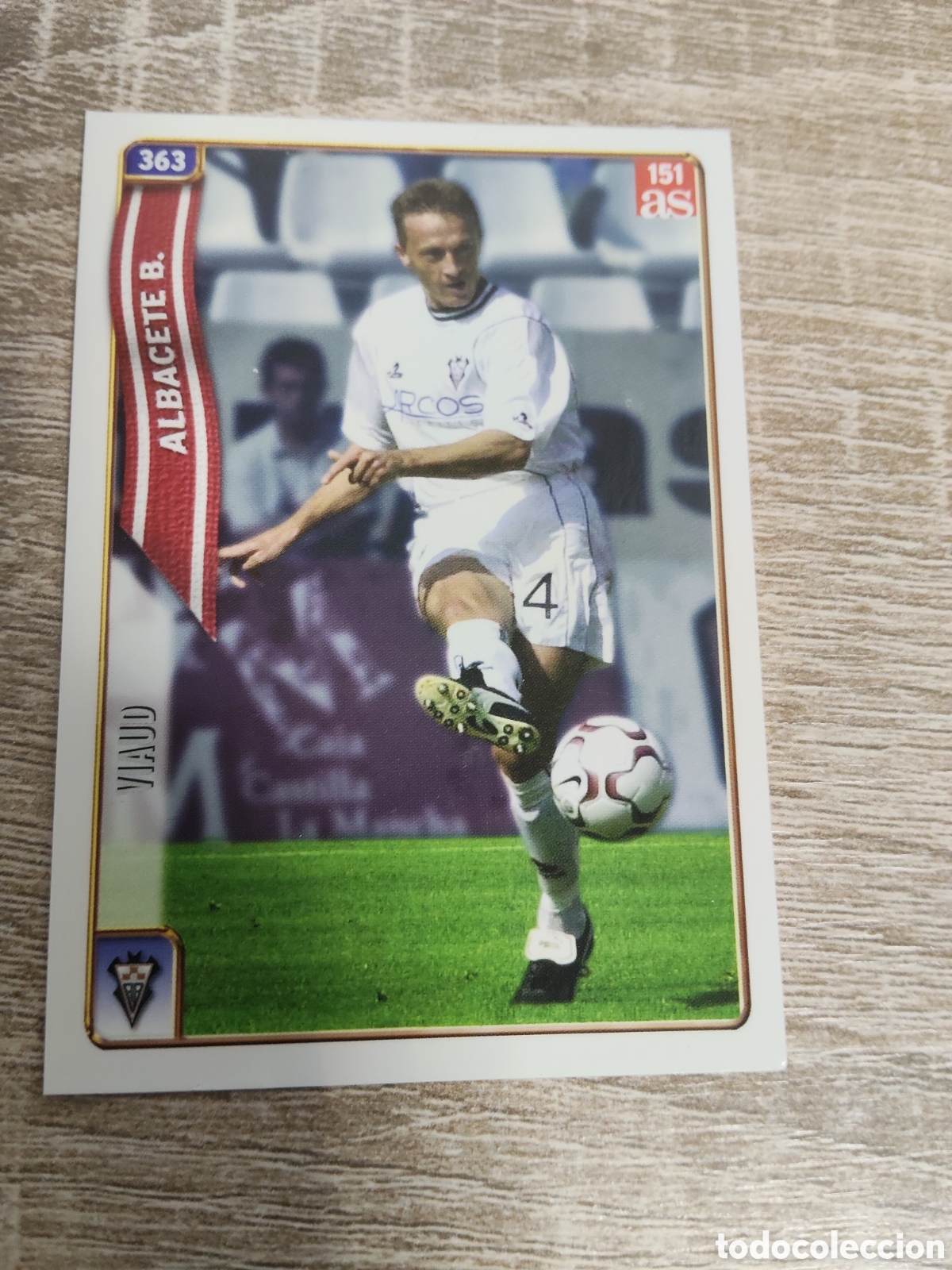 Cromos de f&uacute;tbol: As/Mundicromo las fichas de la liga 2005 Viaud Albacete