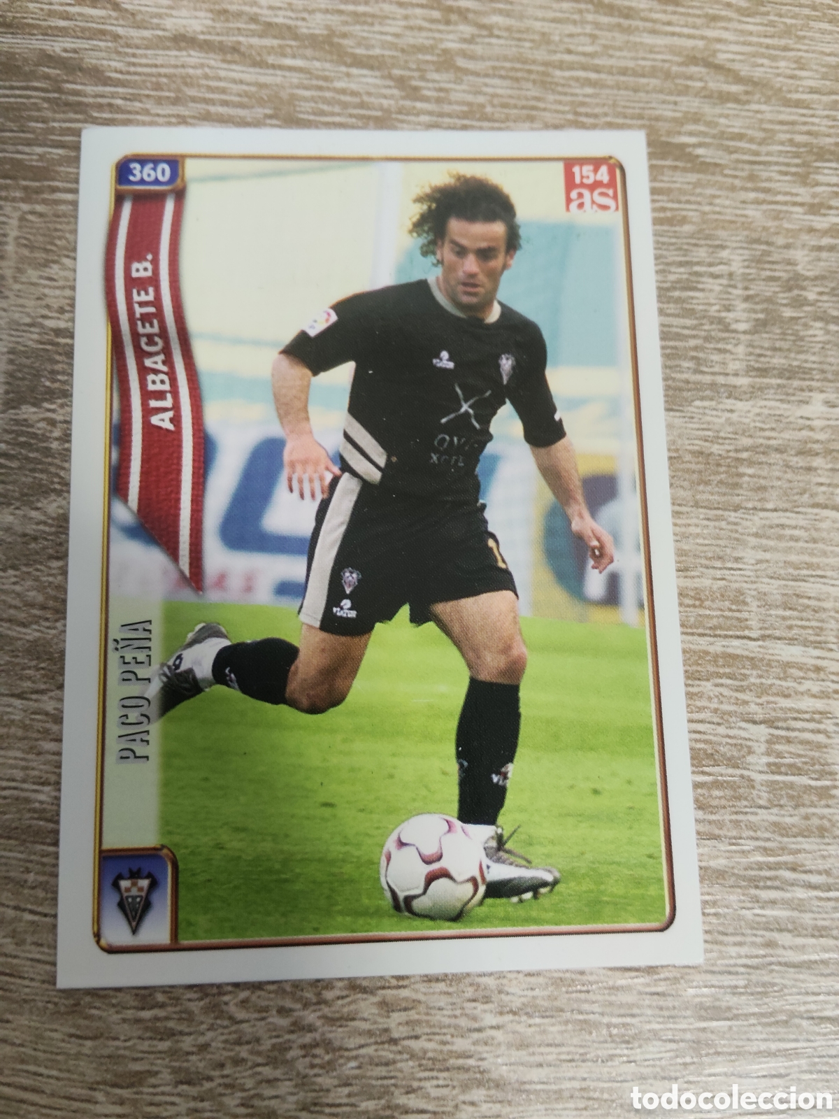 Cromos de f&uacute;tbol: As/Mundicromo las fichas de la liga 2005 Paco Pe&ntilde;a Albacete