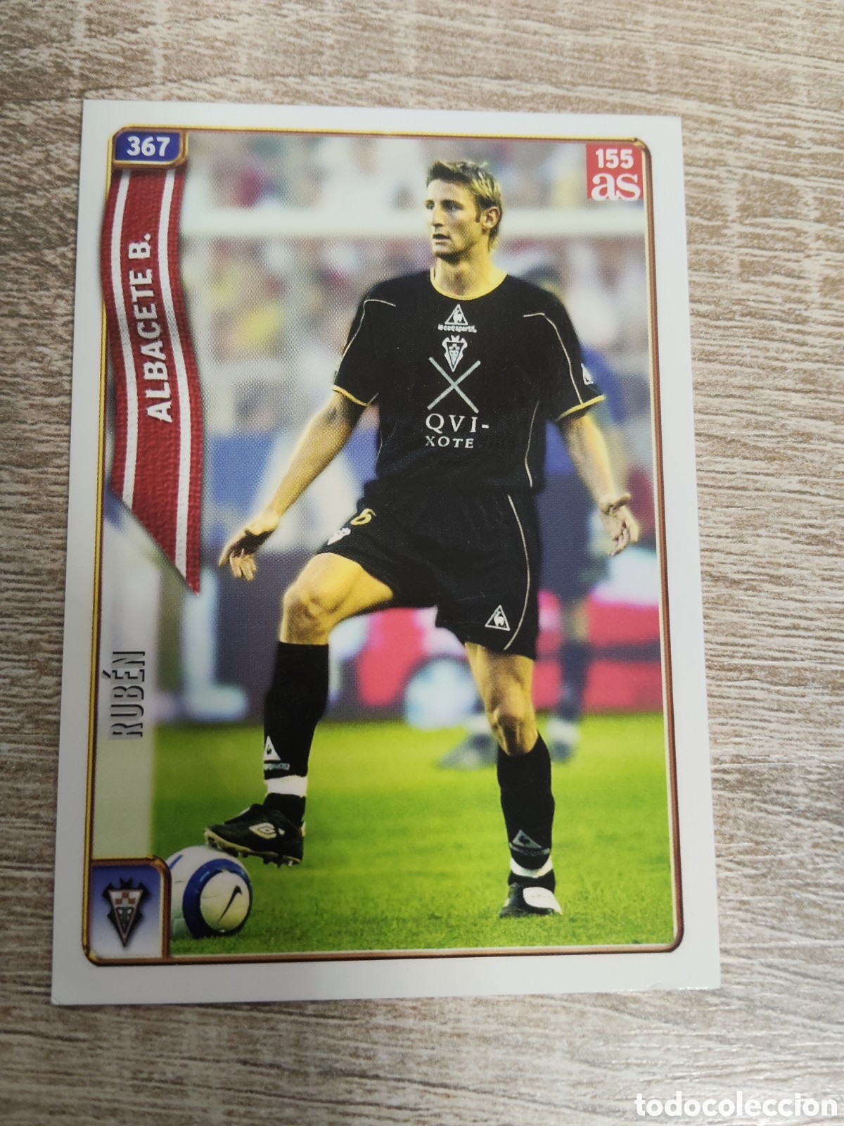 Cromos de f&uacute;tbol: As/Mundicromo las fichas de la liga 2005 Rub&eacute;n Albacete