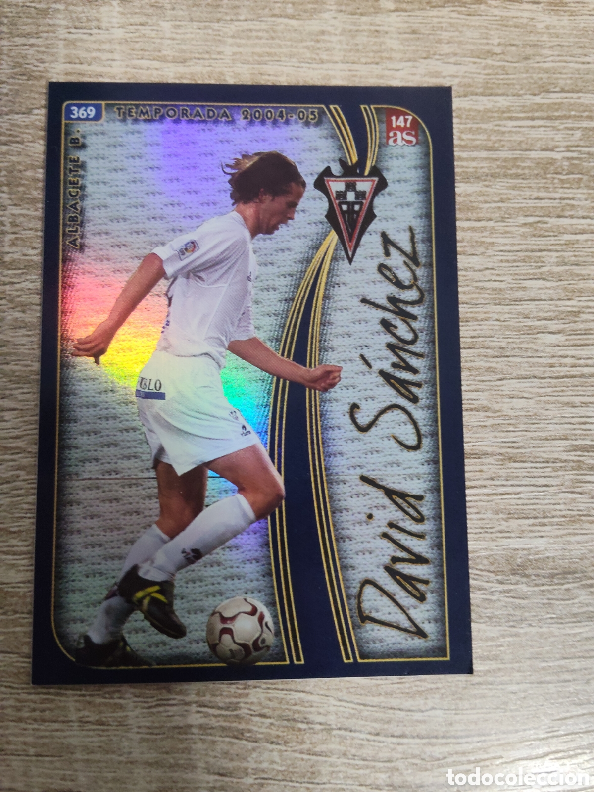 Cromos de f&uacute;tbol: As/Mundicromo las fichas de la liga 2005 David S&aacute;nchez Albacete