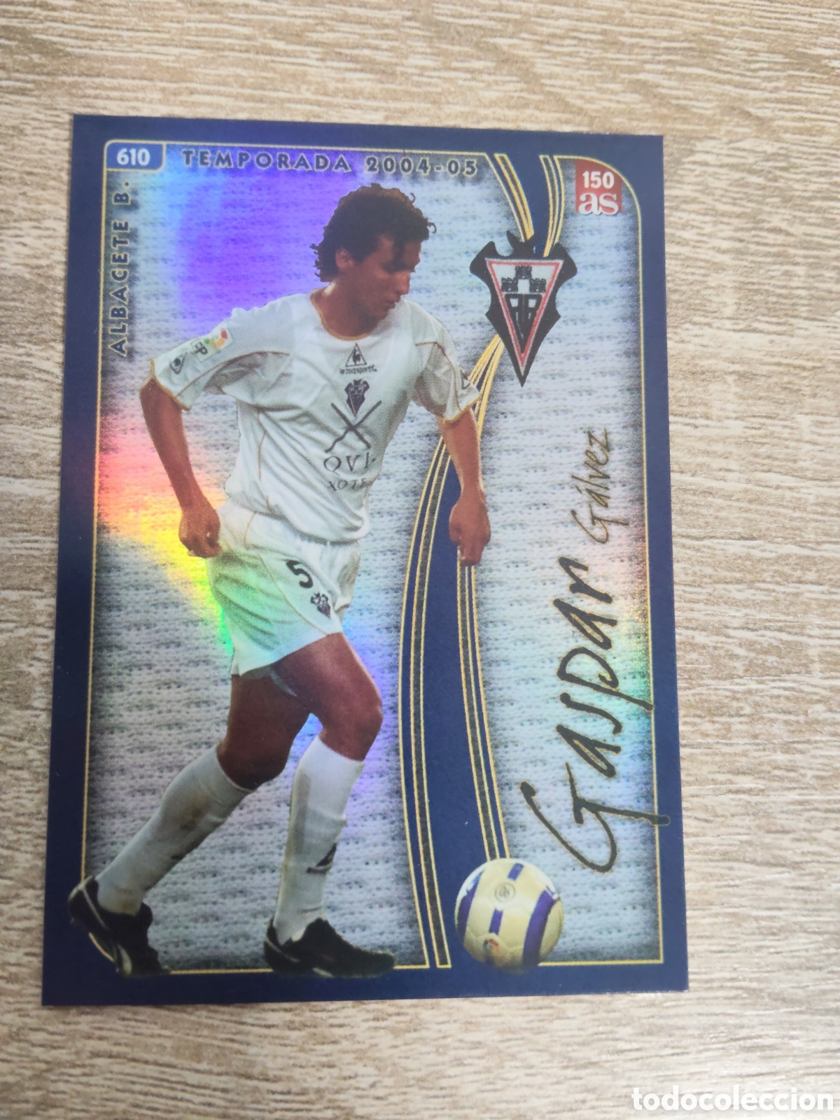 Cromos de f&uacute;tbol: As/Mundicromo las fichas de la liga 2005 Gaspar Albacete