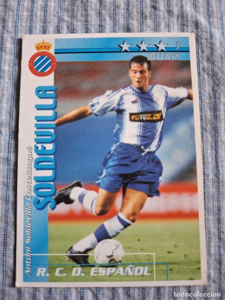 Cromos de f&uacute;tbol: F&uacute;tbol Match Total. Liga 2002 &ndash; 2003. Soldevilla. R.C.D. Espa&ntilde;ol. Magic Box Int. Estado ver imagen