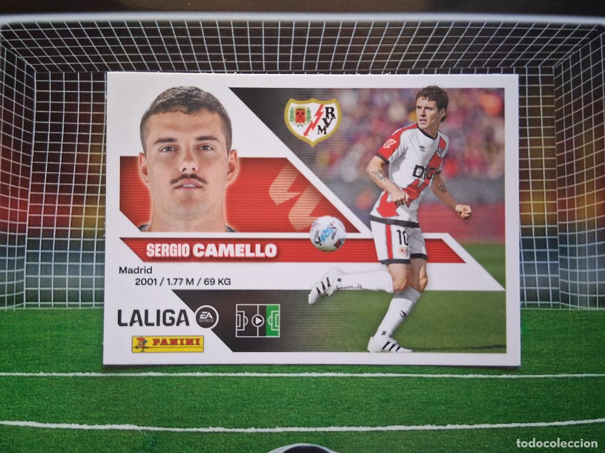 Cromos de f&uacute;tbol: 19 CAMELLO RAYO VALLECANO CROMOS EDICIONES ESTE LIGA FUTBOL PANINI 2026 2027 26 27