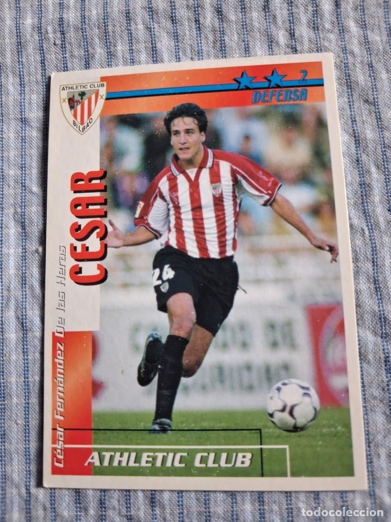 Cromos de Futebol: F&uacute;tbol Match Total. Liga 2002 &ndash; 2003. C&eacute;sar. Athlelitc Club de Bilbao. Magic Box Int.