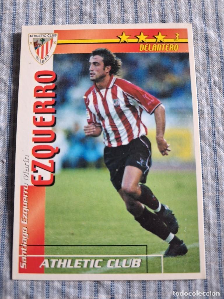 Cromos de f&uacute;tbol: F&uacute;tbol Match Total. Liga 2002 &ndash; 2003. Ezquerro. Athlelitc Club de Bilbao. Magic Box Int.