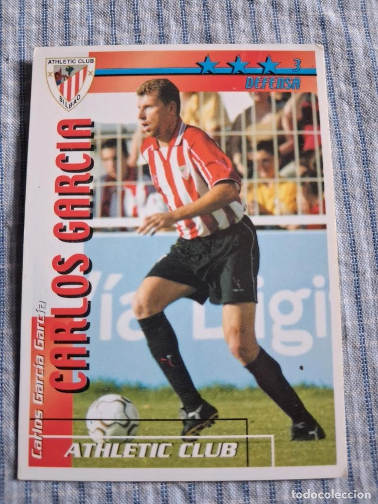 Cromos de Futebol: F&uacute;tbol Match Total. Liga 2002 &ndash; 2003. Carlos Garc&iacute;a. Athlelitc Club de Bilbao. Magic Box Int.