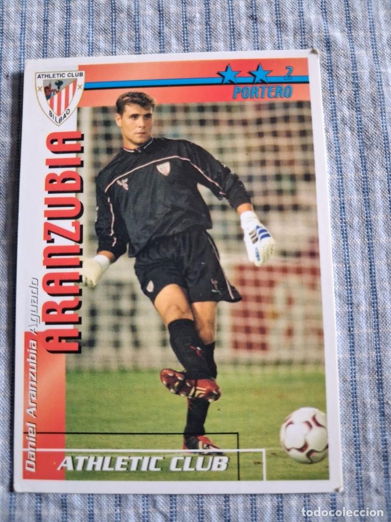 Cromos de Futebol: F&uacute;tbol Match Total. Liga 2002 &ndash; 2003. Aranzubia. Athlelitc Club de Bilbao. Magic Box Int.