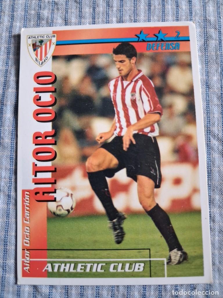 Cromos de Futebol: F&uacute;tbol Match Total. Liga 2002 &ndash; 2003. Aitor Ocio. Athlelitc Club de Bilbao. Magic Box Int. Estad