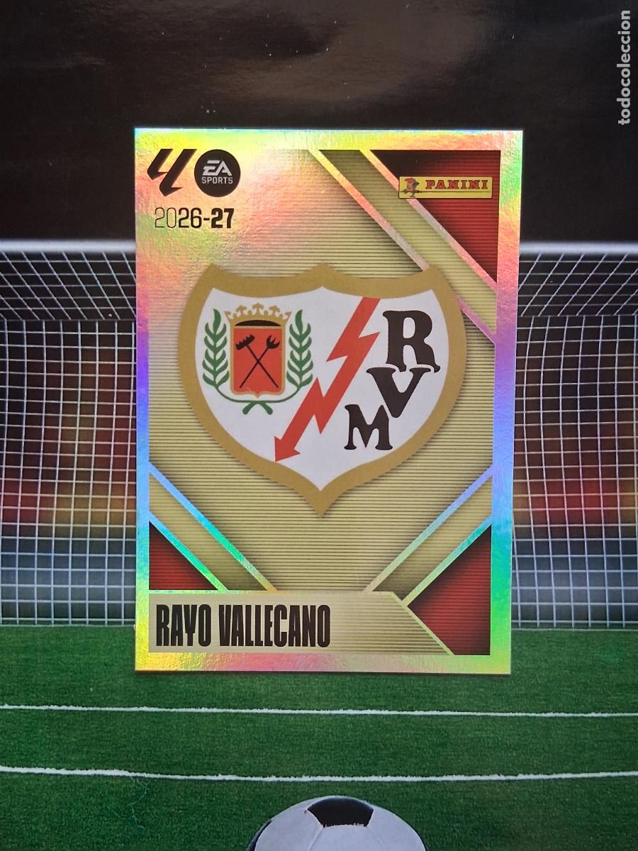 Cromos de Futebol: 1 ESCUDO RAYO VALLECANO CROMOS EDICIONES ESTE LIGA FUTBOL PANINI 2026 2027 26 27