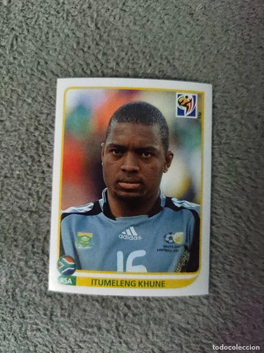 Cartes &agrave; collectionner de Football: 32 PANINI MUNDIAL 2010 WORLD CUP ITUMELENG KHUNE SUD&Aacute;FRICA CROMO 10 SUD&Aacute;FRICA NUEVO AAN